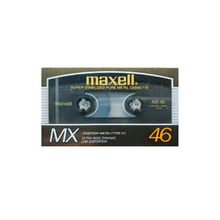 Unrecorded Audio Cassette Tape Maxell MX 46 (sealed)