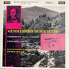 Mendelssohn In Scotland - Symphony No.3 - "Scotch" / Fingal's Cave - Peter Maag, London Symphony Orchestra (4LP single sided, 45RPM)