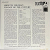 Ornette Coleman – Change Of The Century (Rhino) - RARITY - Audiophile