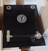 Pre-owned Turntable EAT FORTISSIMO S Piano Black with Tonearm EAT CNOTE 12' (Cartridge not included) - AudioSoundMusic