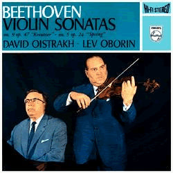 Beethoven - Sonatas for Piano and Violin Nos. 5 & 9 – Lew Oborin and David Oistrach