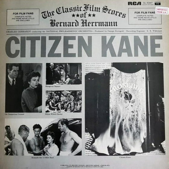 Bernard Herrmann - Citizen Kane & Classic Film Scores (2LP, 45RPM)