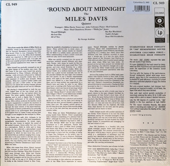 Miles Davis Quintet - Round About Midnight (Mono)