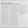 John Coltrane & Milt Jackson - Bags & Trane (2LP, 45RPM) - AudioSoundMusic