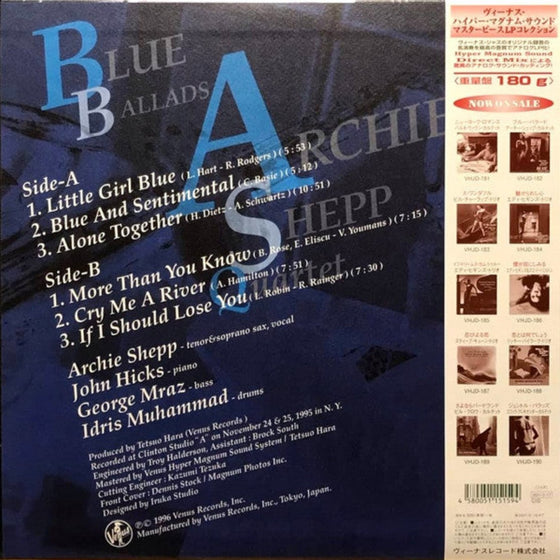 Archie Shepp Quartet - Blue Ballads