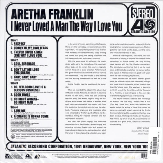 Aretha Franklin - I Never Loved A Man The Way I Love You