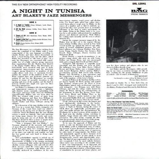 Art Blakey's Jazz Messengers – A Night In Tunisia
