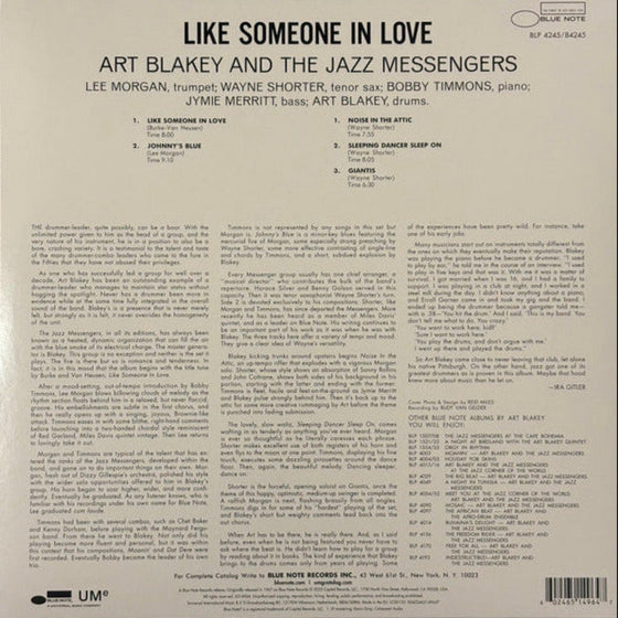 Art Blakey & The Jazz Messengers - Like Someone In Love