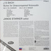 Bach - Suites for solo cello 2 & 5 - Janos Starker (Half-Speed Mastering)