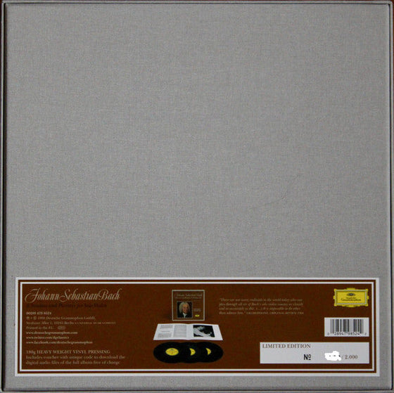 Henryk Szeryng - Bach - 6 Sonatas & Partitas for Violin Solo (3LP, Deluxe Box set, Limited Numbered Edition) - Audiophile