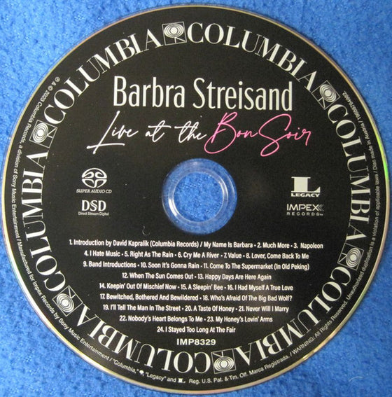 Barbra Streisand - Live At The Bon Soir (Hybrid SACD)