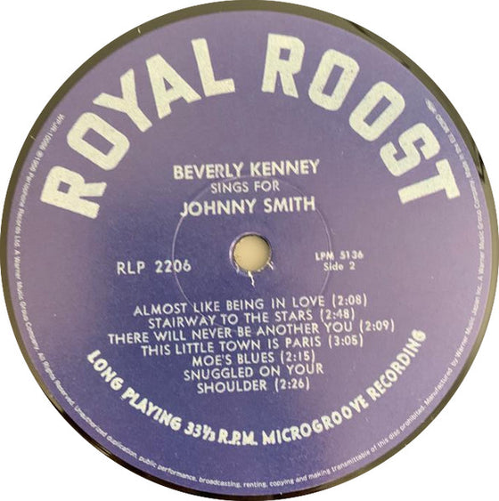 <tc>Beverly Kenney Sings For Johnny Smith (Mono, Edition Japonaise)</tc>