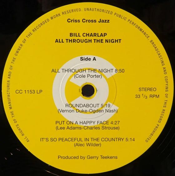 Bill Charlap – All Through The Night