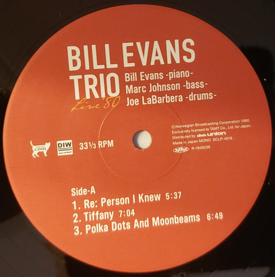 <tc>Bill Evans Trio – Live ‘80 (2LP, Mono, Edition japonaise)</tc>
