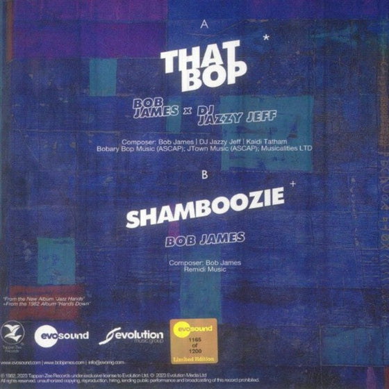 Bob James & DJ Jazzy Jeff – That Bop (7'' vinyl, 45RPM)