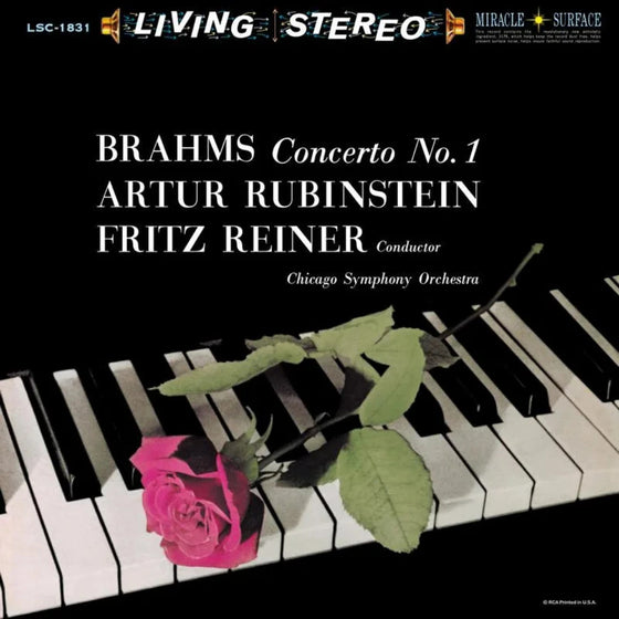 Brahms - Piano Concerto No. 1 in D Minor - Arthur Rubinstein, Fritz Reiner, Chicago Symphony Orchestra (2LP, 45RPM) AUDIOPHILE