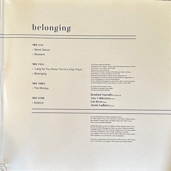 Branford Marsalis Quartet - Belonging 