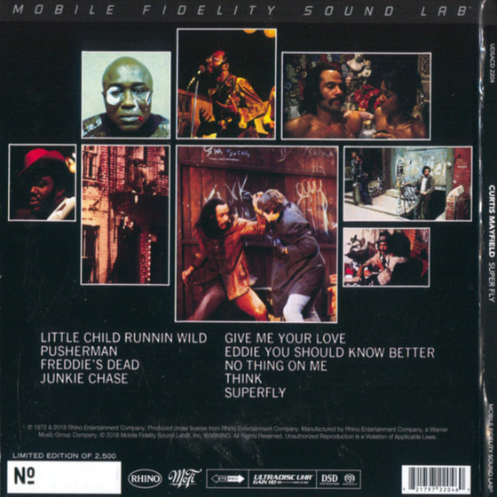 Curtis Mayfield - Super Fly (Hybrid SACD, Limited Numbered Edition) - Audiophile