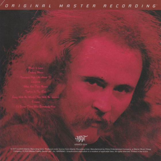 David Crosby - If I Could Only Remember My Name (Hybrid SACD, Limited Numbered Edition) - Audiophile
