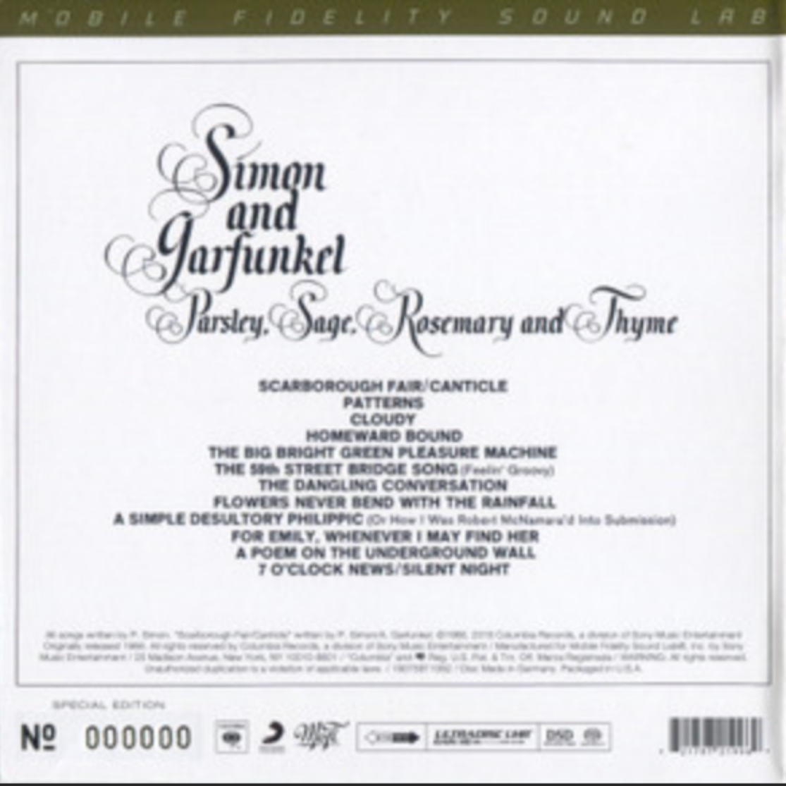 Simon and Garfunkel - Parsley, Sage, Rosemary and Thyme (Hybrid
