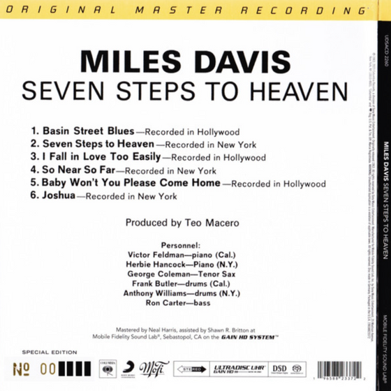 Miles Davis - Seven Steps to Heaven (Hybrid SACD, Ultradisc UHR) - Audiophile