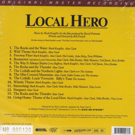Mark Knopfler - Local Hero (Hybrid SACD, Ultradisc UHR) - Audiophile