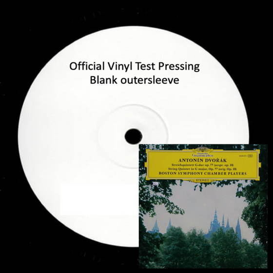 Antonín Dvorák - String Quintet - Boston Symphony Chamber (Test Pressing)