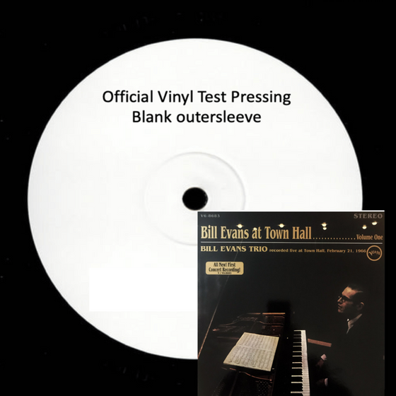 Bill Evans - At Town Hall Vol. 1 (Test Presing) - Audiophile Vinyl