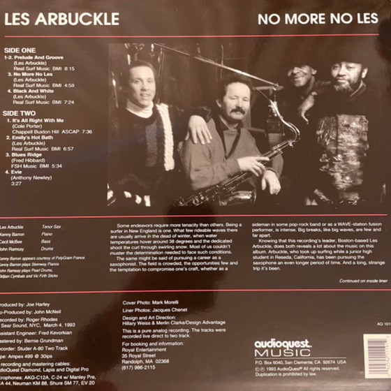 Les Arbuckle – No More No Les (Limited Edition)