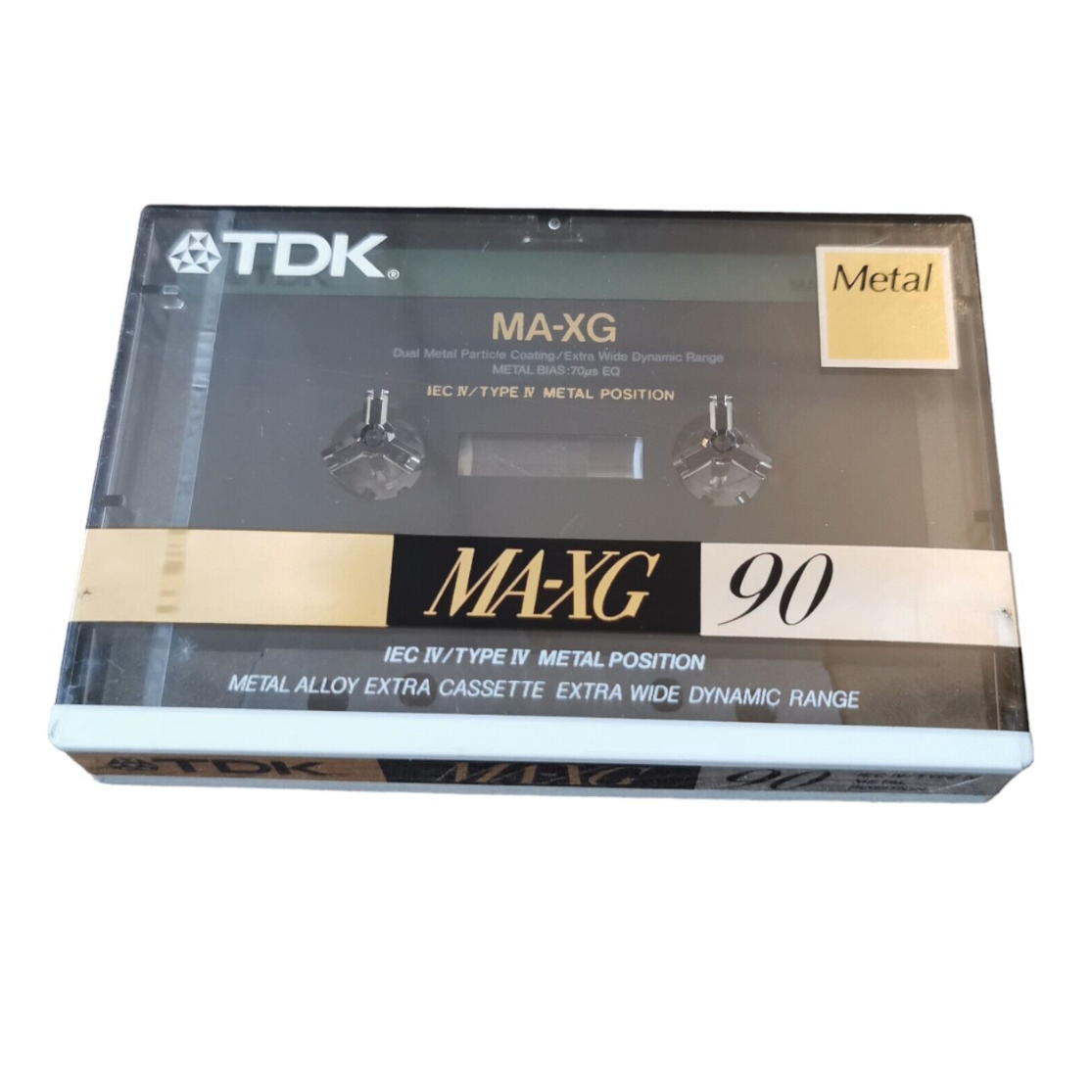 Unrecorded Audio Cassette Tape TDK MAXG90 Metal Blank