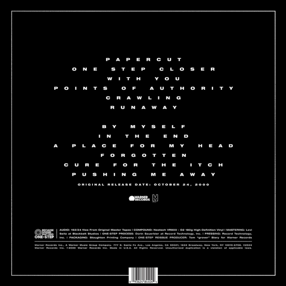 Linkin Park - Hybrid Theory (1Step, Limited numbered edition) - Audiophile