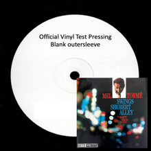  Mel Tormé, Marty Paich Orchestra – Swings Shubert Alley (Test Pressing) - Audiophile Vinyl