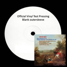  Mozart, Bruno Hoffmann, Heinz Holliger, Herman Krebbers, Aurèle Nicolet – Oboe Quartet, K.370; Adagio and Rondo, K.617/ Quintet, K.406(Test Pressing) - Audiophile Vinyl