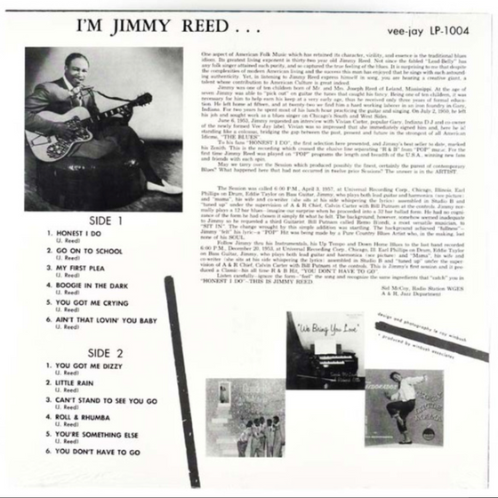 Jimmy Reed - I'm Jimmy Reed (Vee Jay Records) - RARITY