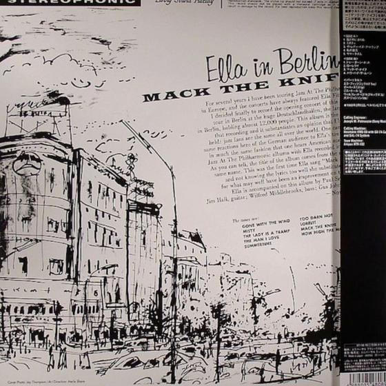 Ella Fitzgerald – Mack The Knife - Ella In Berlin (Limited Edition, 200g, Japanese Edition) - RARITY (Copy)