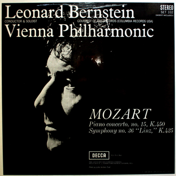 Leonard Bernstein / Mozart, Vienna Philharmonic – Symphony No. 36 "Linz," K.425 / Piano Concerto No. 15, K.450 (Label Speakers Corner) - RARITY