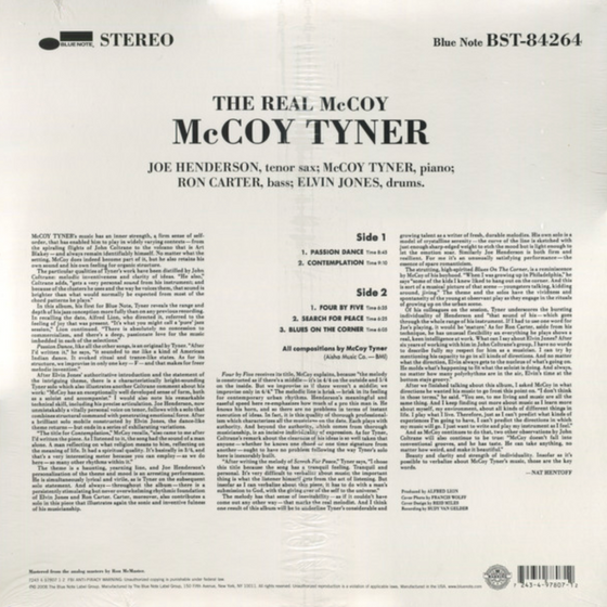 McCoy Tyner – The Real McCoy (1LP + 1CD) - RARITY - Audiophile