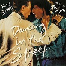  David Bowie and Mick Jagger - Dancing In The Street  (40th Anniversary, 45rpm, White Vinyl) - Audiophile