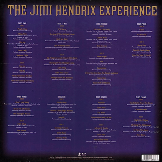 The Jimi Hendrix Experience ‎– The Jimi Hendrix Experience (Box Set , 8LP, Compilation) - RARITY - Audiophile