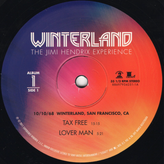 The Jimi Hendrix Experience – Winterland (Box Set , 8LP, Compilation, Numbered Edition) - RARITY - Audiophile