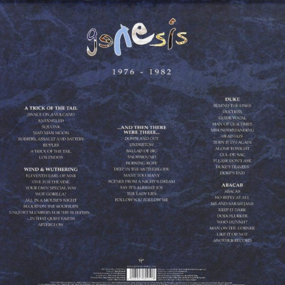 Genesis 1976 - 1982 (Box Set, 6 LP, Compilation) - RARITY - Audiophile