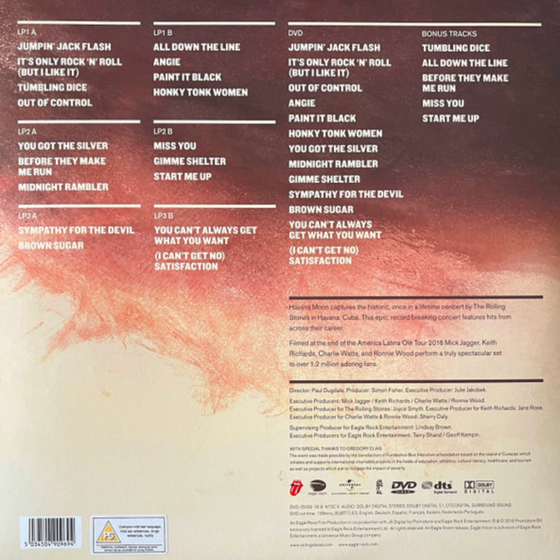 The Rolling Stones – Havana Moon (3 Vinyl & 1 DVD) - Audiophile