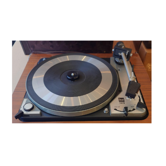Pre-owned Turntable DUAL Model 1019 (with Shure M70 Cartridge)