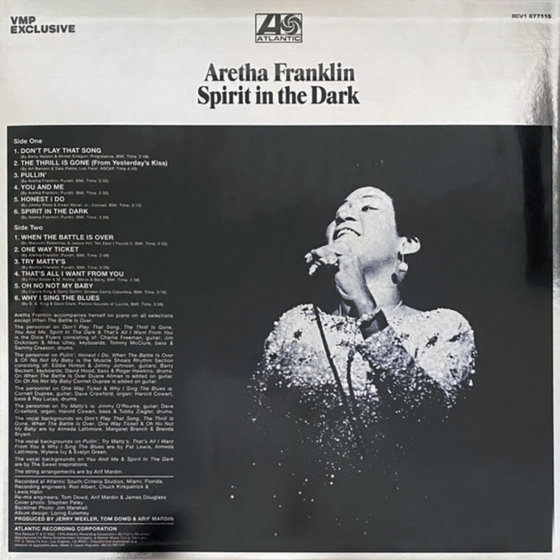 Aretha Franklin – Spirit In The Dark (VMP) - Audiophile
