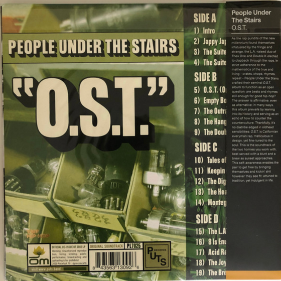 People Under The Stairs – O.S.T. (2LP) - Audiophile