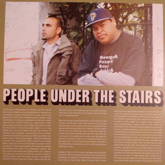 People Under The Stairs – O.S.T. (2LP)