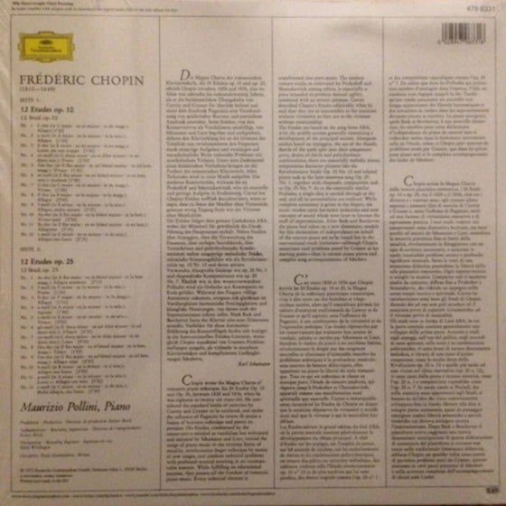 Chopin – Études Op. 10 & Op. 25 - Maurizio Pollini 