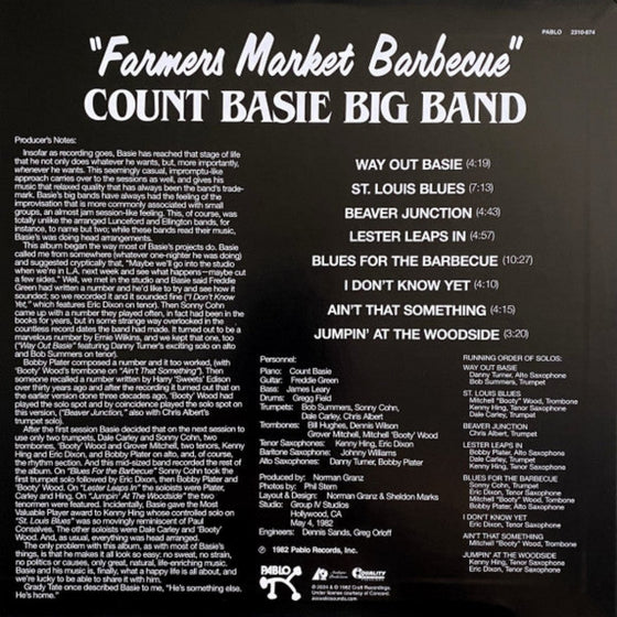 Count Basie – Farmer’s Market Barbecue