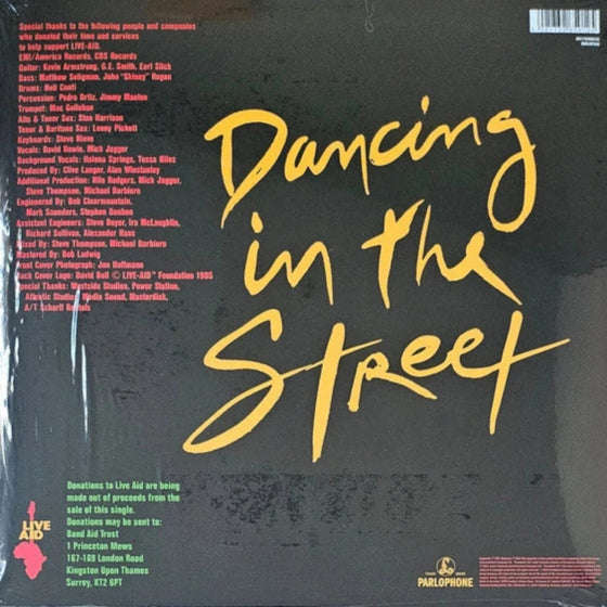 David Bowie and Mick Jagger - Dancing In The Street  (40th Anniversary, 45rpm, White Vinyl) - Audiophile