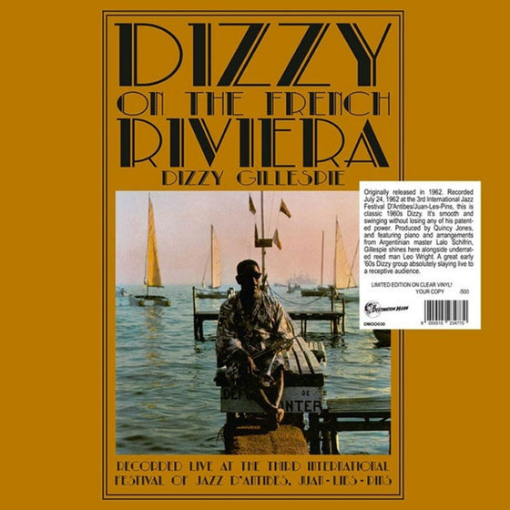 Dizzy Gillespie – Dizzy On The French Riviera (Clear vinyl)